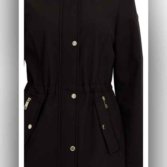 Laundry by Shelli Segal Black Utility Anorak Jacket with Hood – Size L - Picture 4 of 15